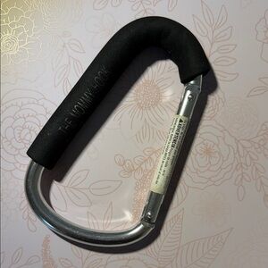 The mommy hook Black and Silver Carabiner Clip